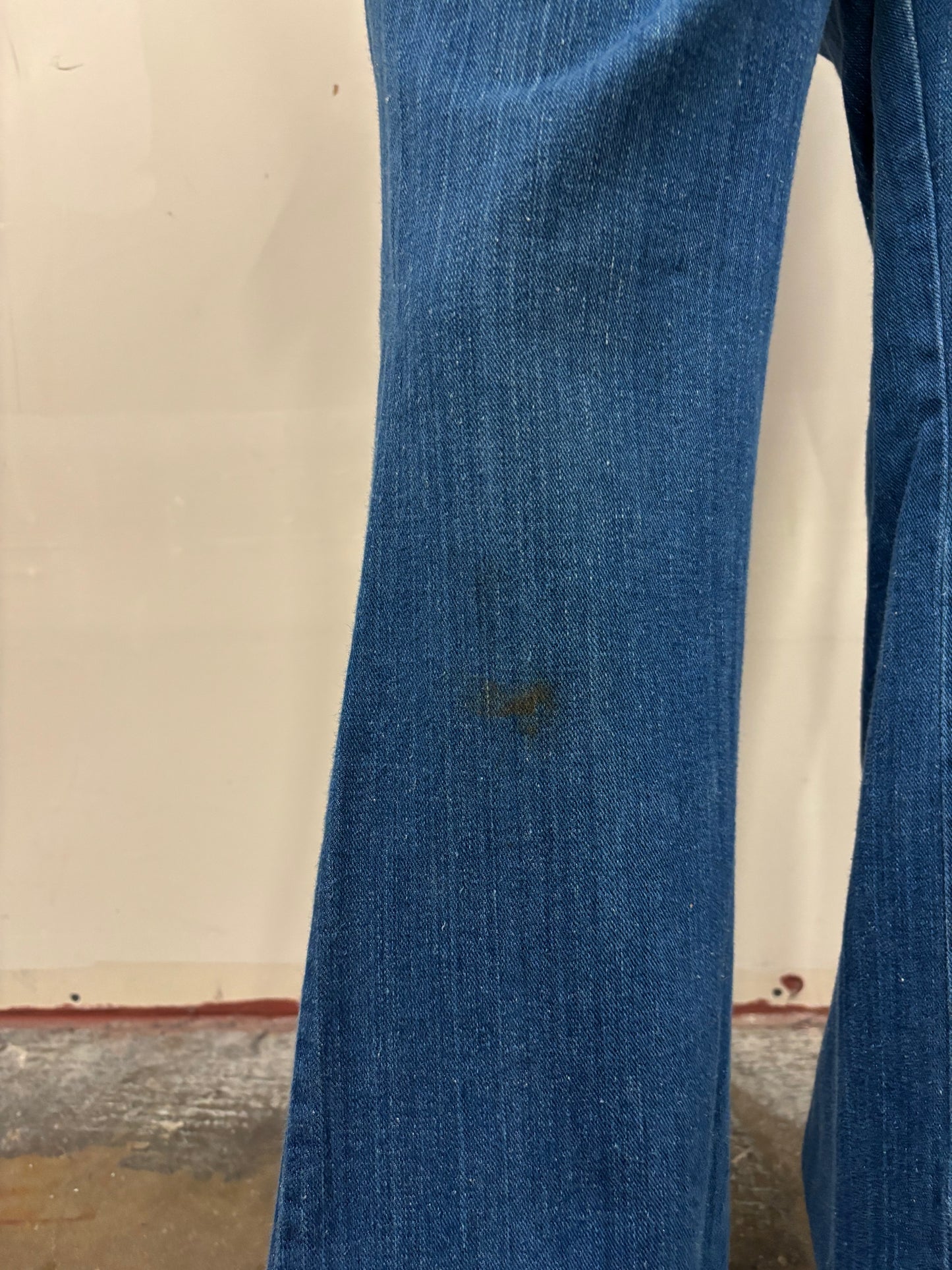 Vintage Bell Bottom Blue Jeans