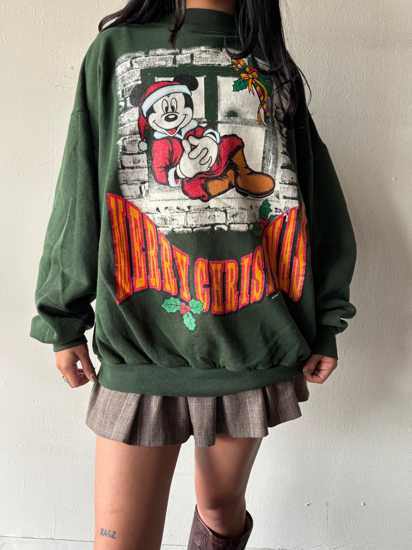 Vintage Mickey Mouse Christmas Crewneck