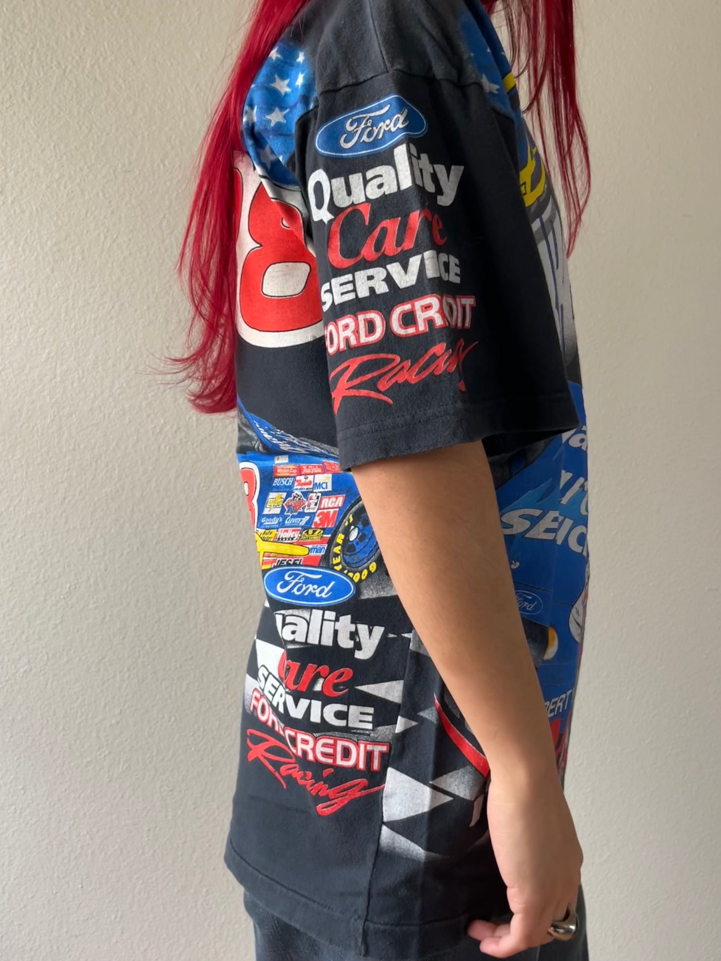 Vintage Dale Earnhardt NASCAR All Over Print Shirt