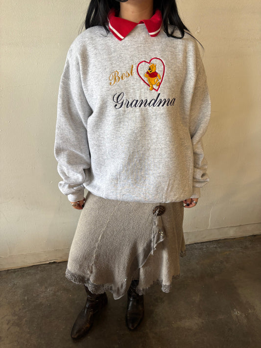 Vintage Best Grandma Pooh Crewneck
