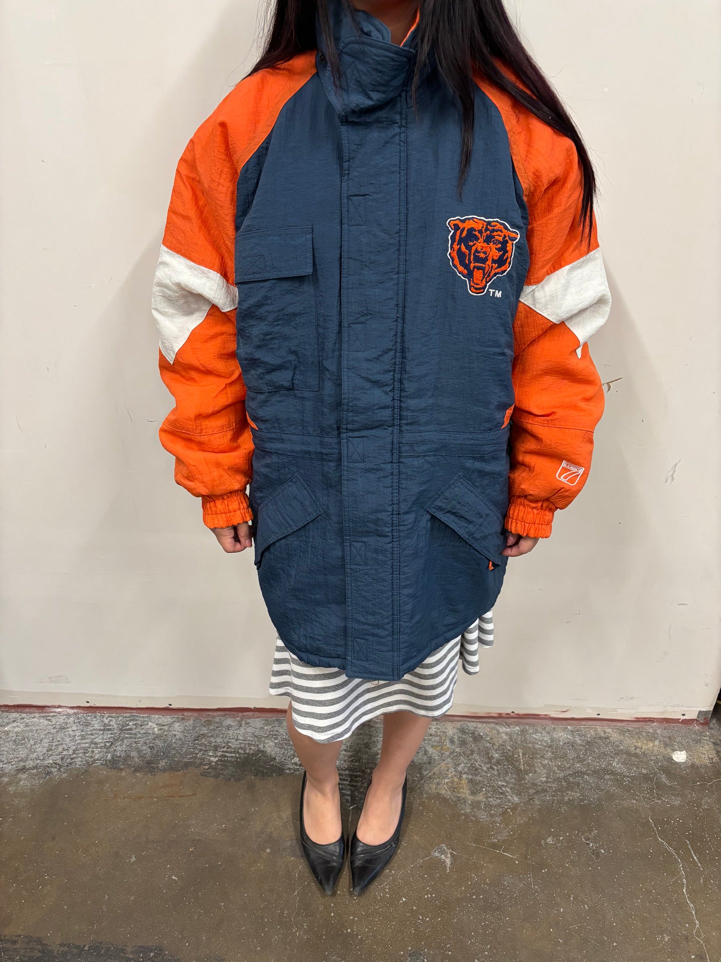 Vintage Chicago Bears Puffer Jacket