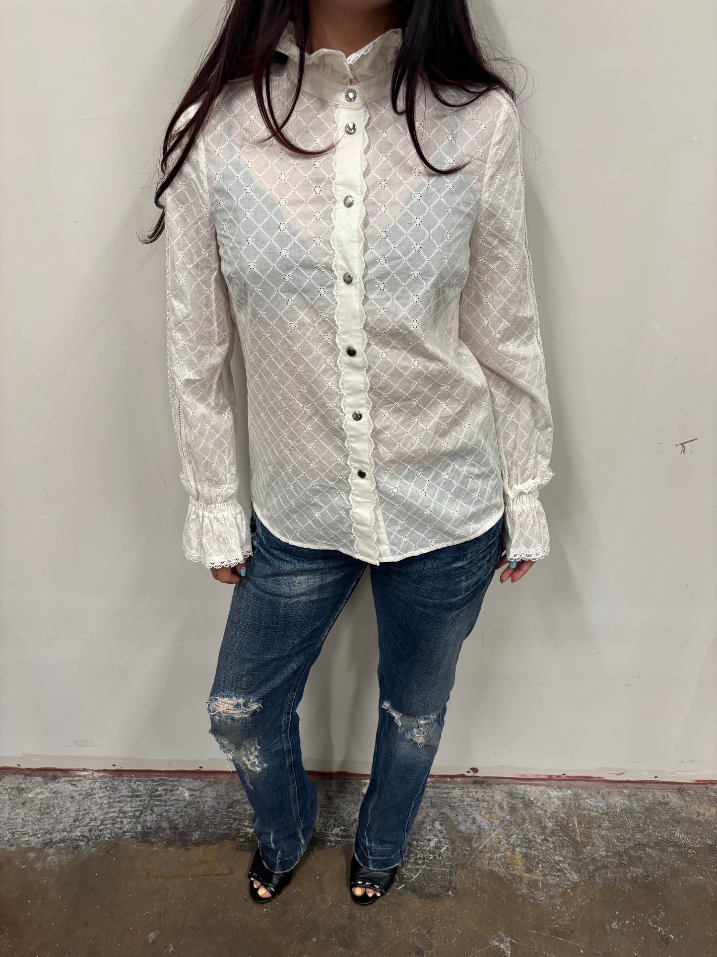 Coach Laced Button Up