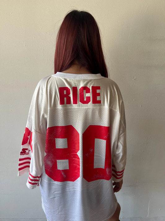 Vintage Ohio State Rice 80 Jersey