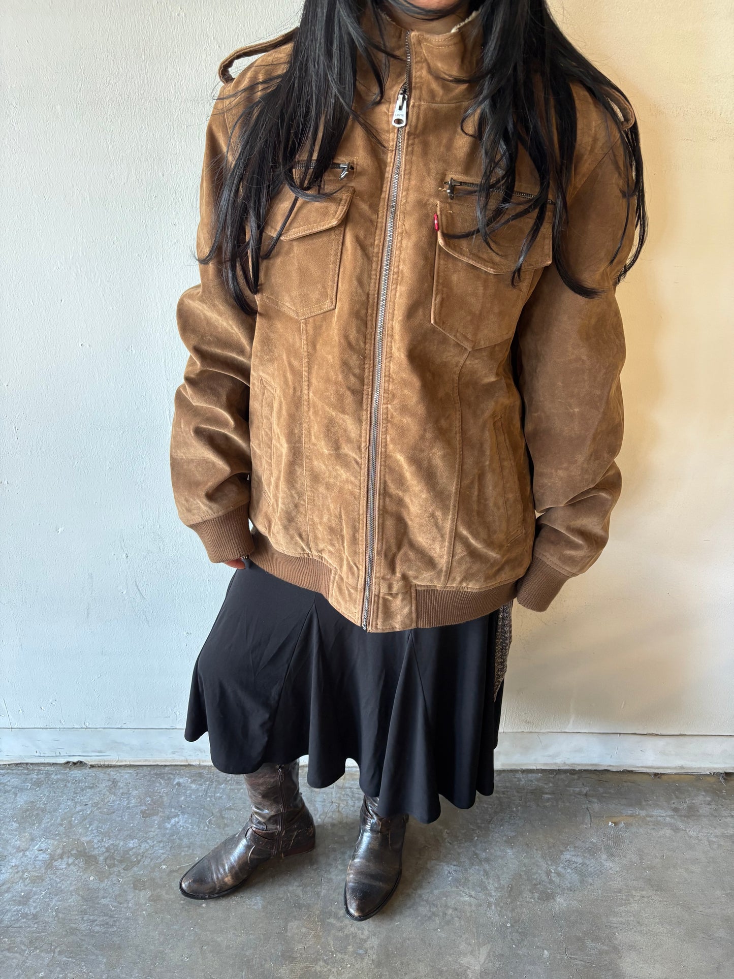 Vintage Levi’s Sherpa Suede Jacket