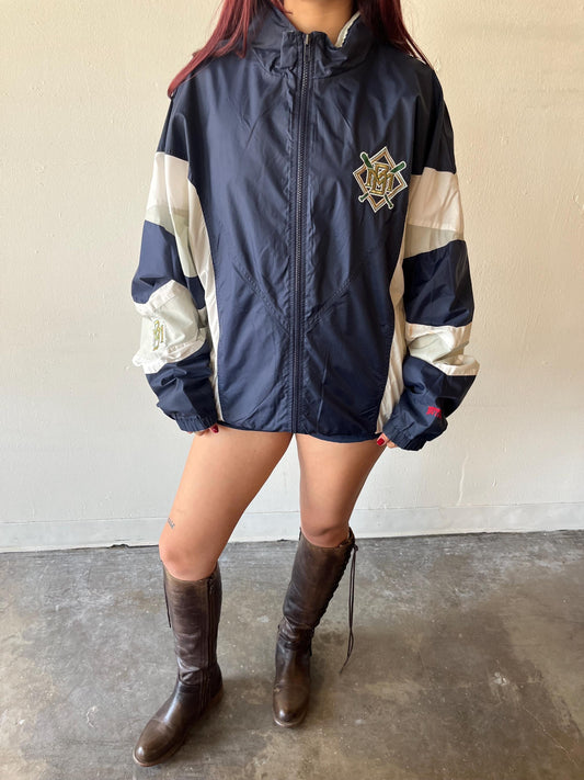 Vintage Nutmeg Baseball Windbreaker