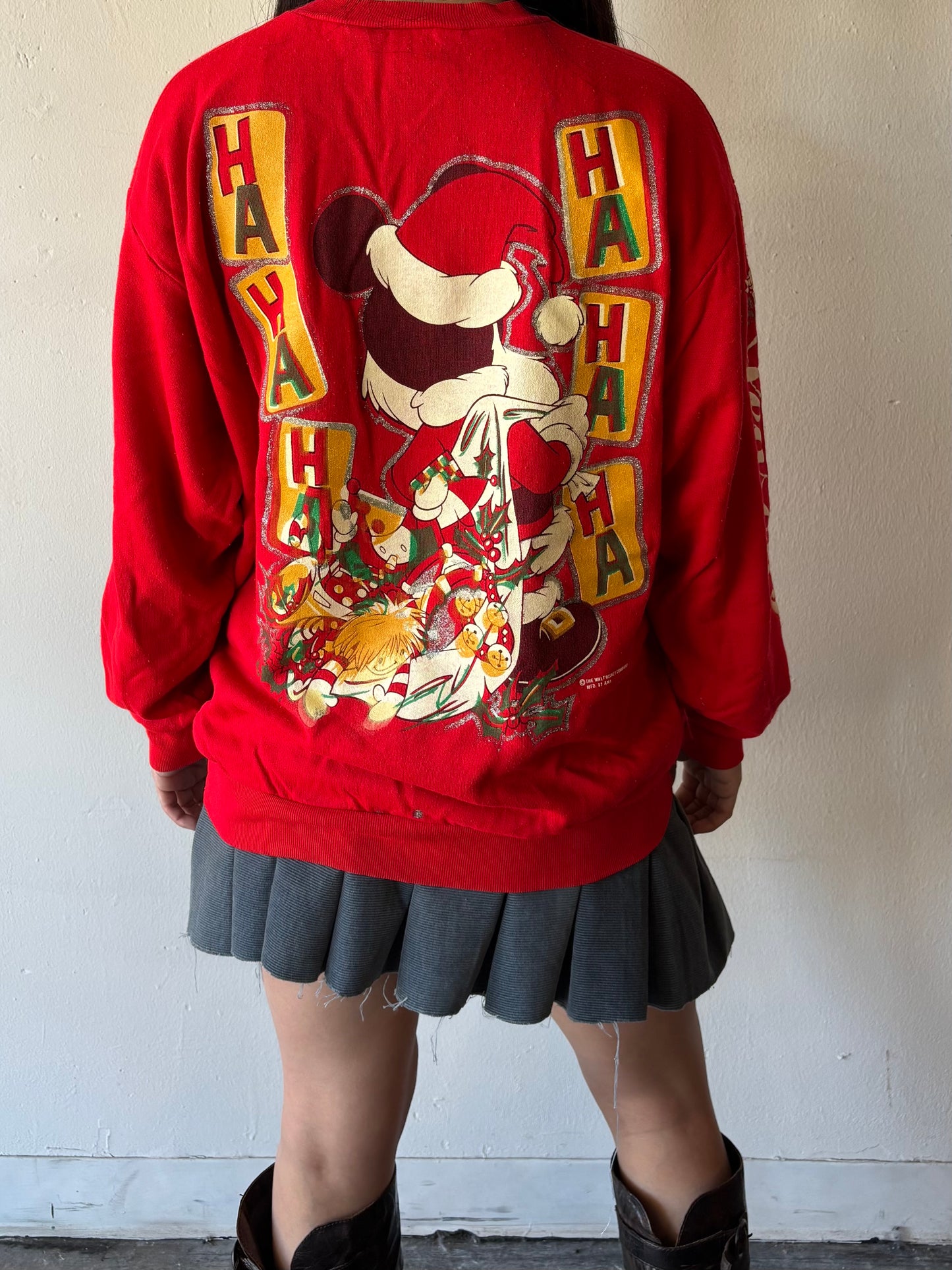 Vintage Mickey Mouse Christmas Crewneck