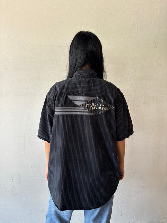 Vintage Harley Davidson Button Up Shirt