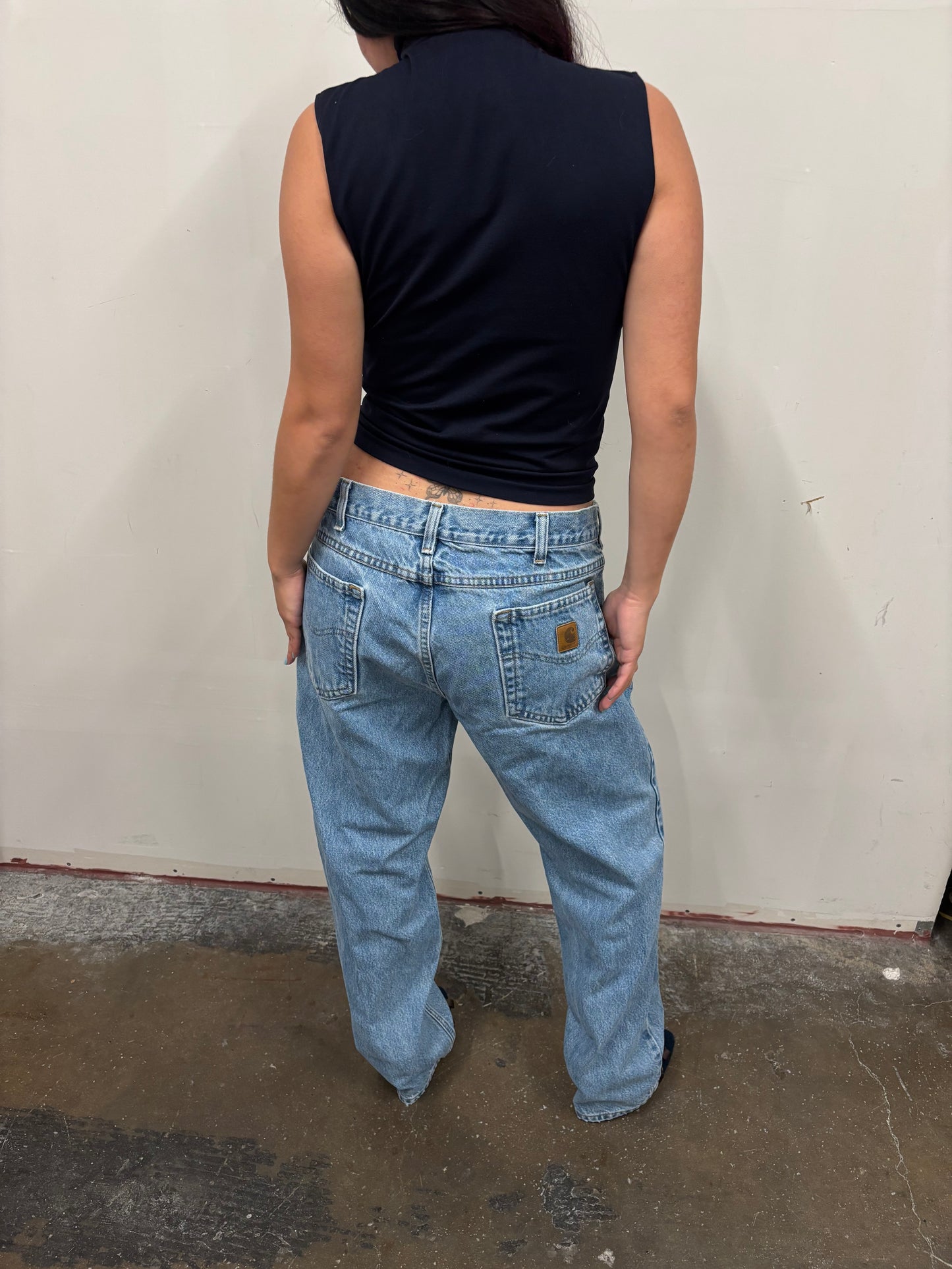 Vintage Carhartt Light Wash Denim Jeans