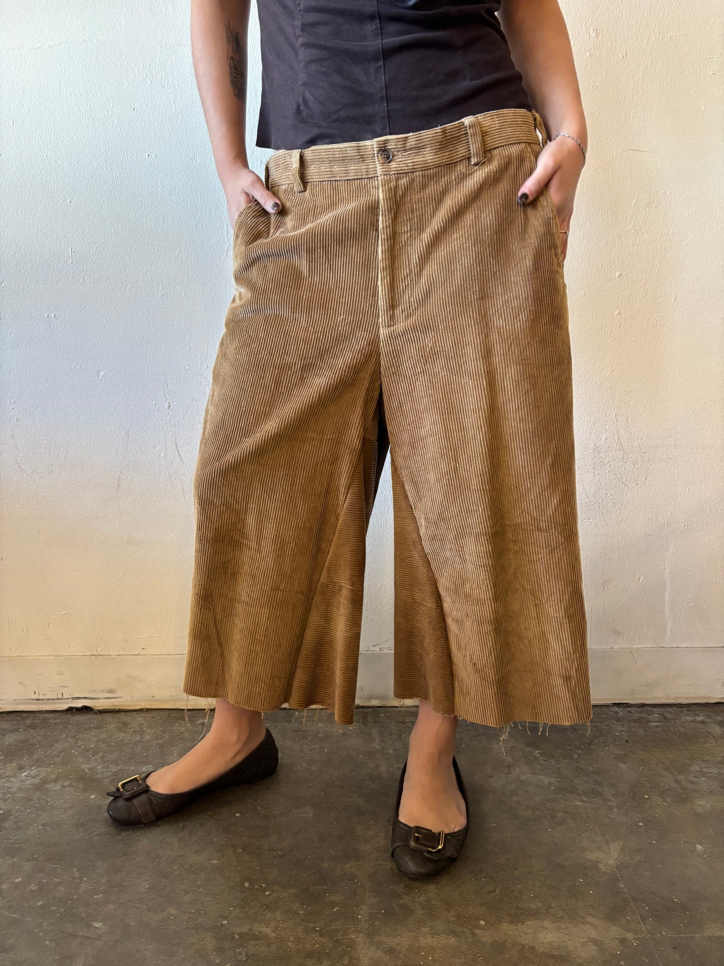Reworked Brooks Brothers Corduroy Baggy Jorts