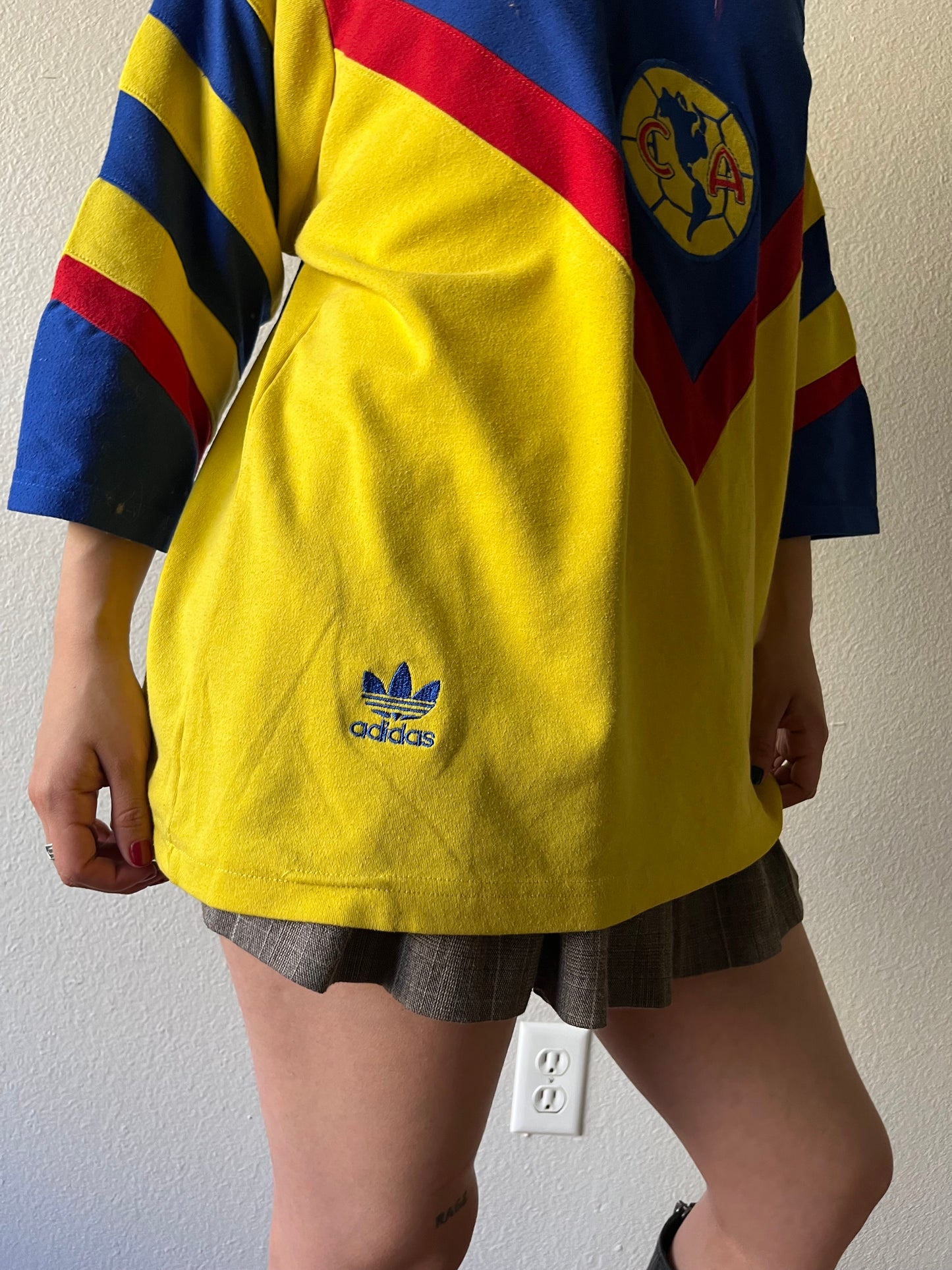 Vintage Adidas America Antonio Carlos Santos Jersey Shirt