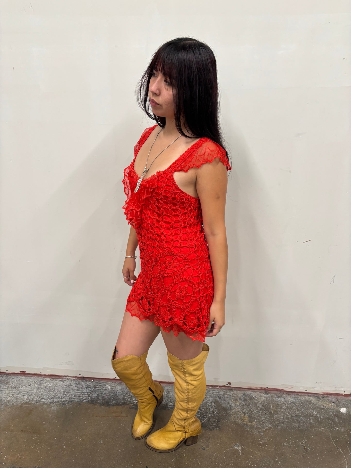 Azi Crochet Dress