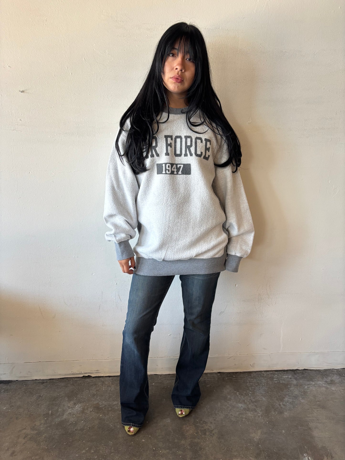 Vintage Air Force Fleece Crewneck