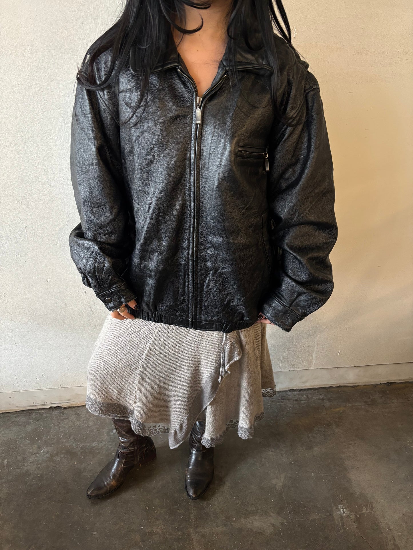 Vintage St. John’s Bay Leather Jacket