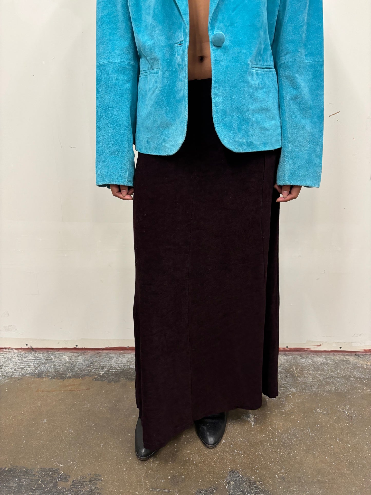 Vintage Western Connection Maroon Skirt