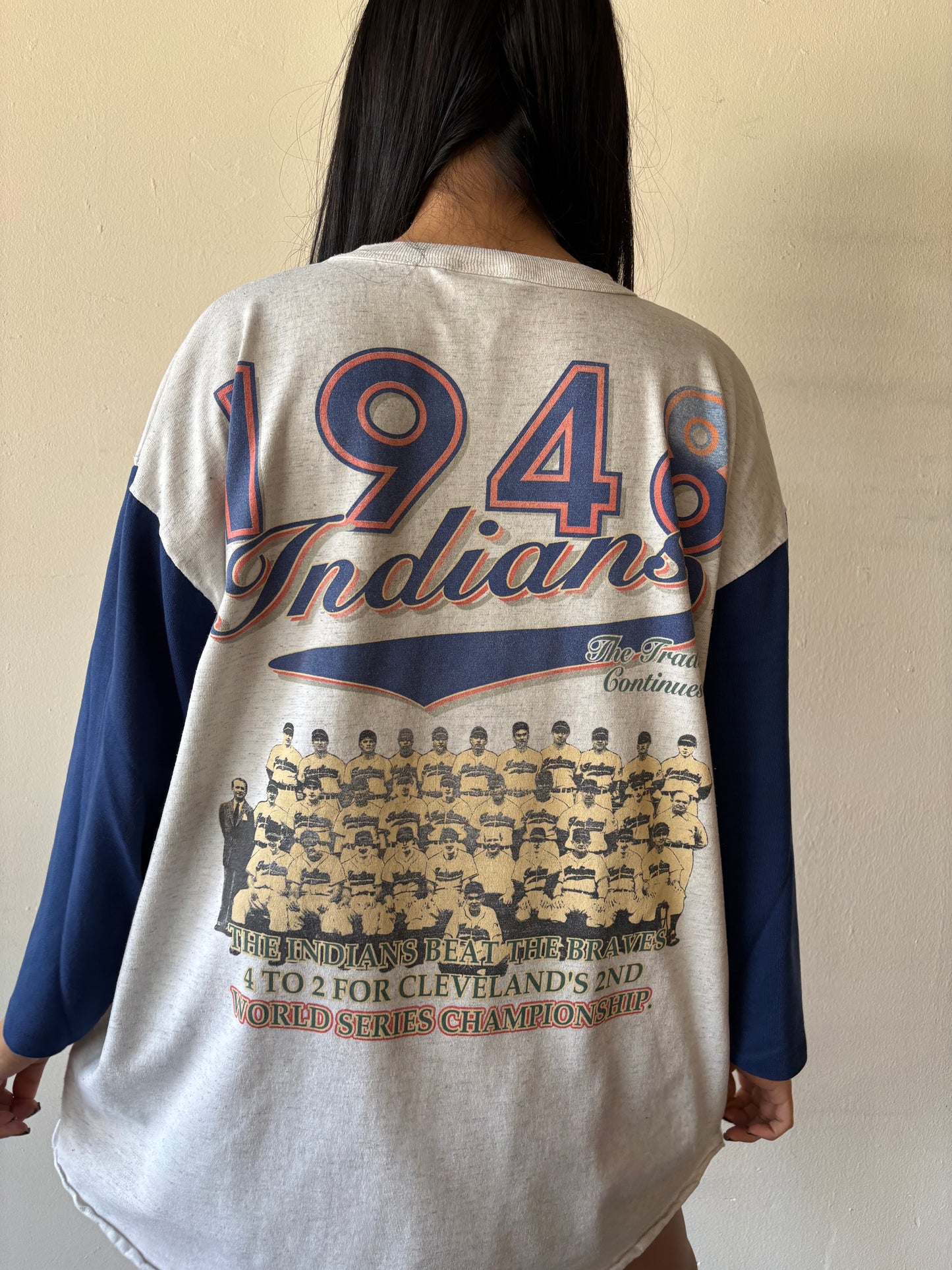 Vintage Cleveland Indians World Series Championship Shirt