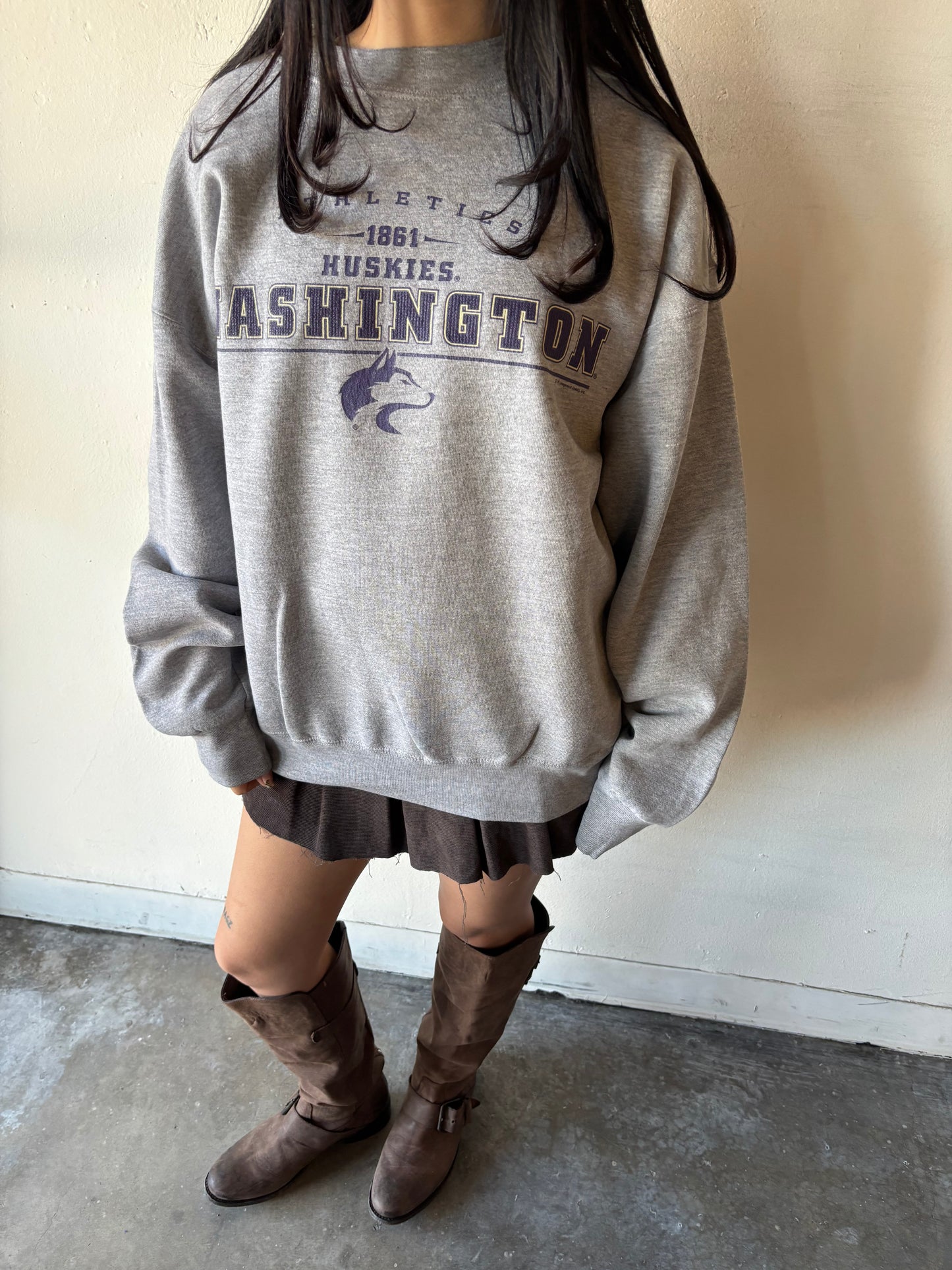 Vintage Washington Huskies Crewneck