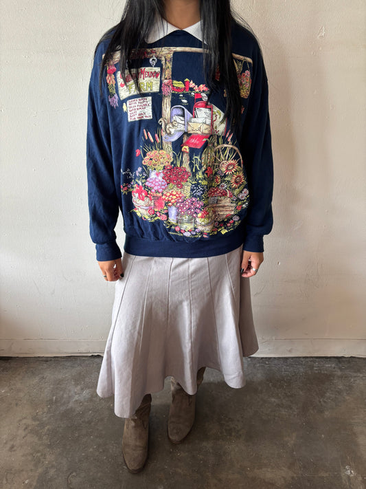 Vintage Sunny Meadow Farm Crewneck