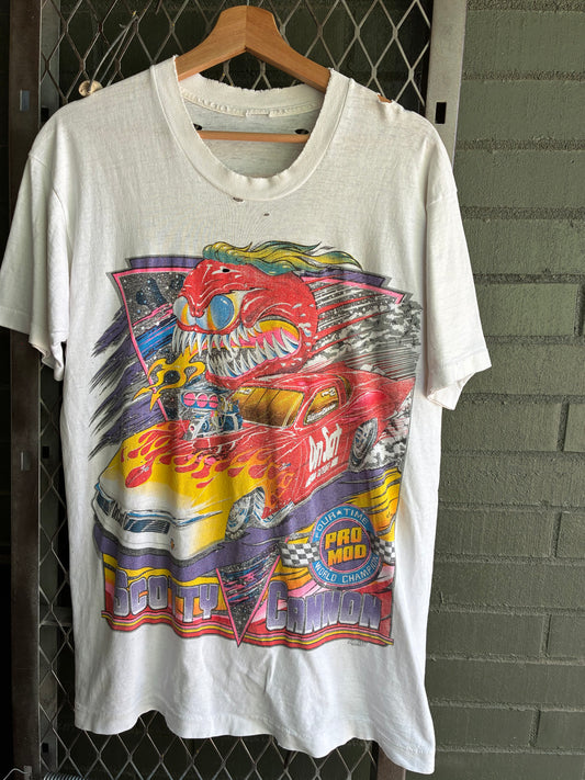 Vintage Scotty Cannon Distressed Racing Tee