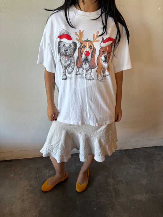 Vintage Christmas Dogs Shirt