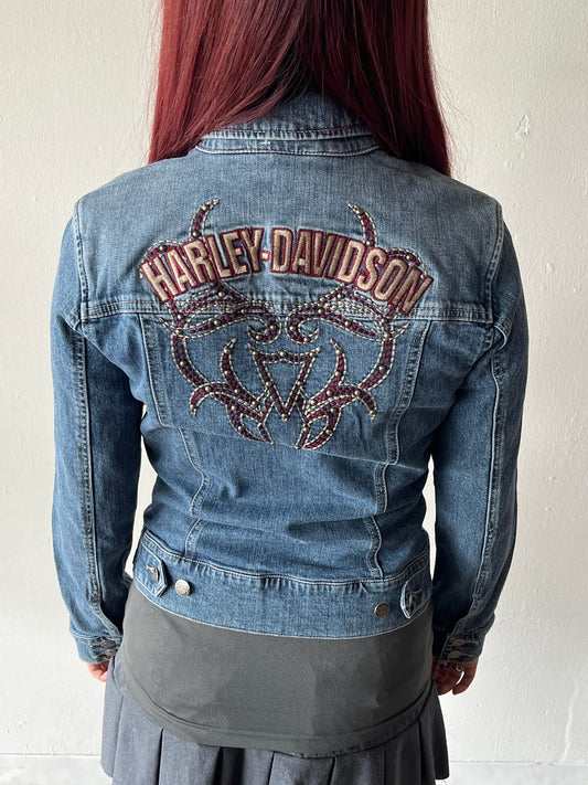 Vintage Harley Davidson Denim Jacket