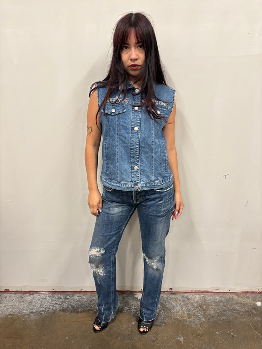 Vintage Pendleton Denim Vest