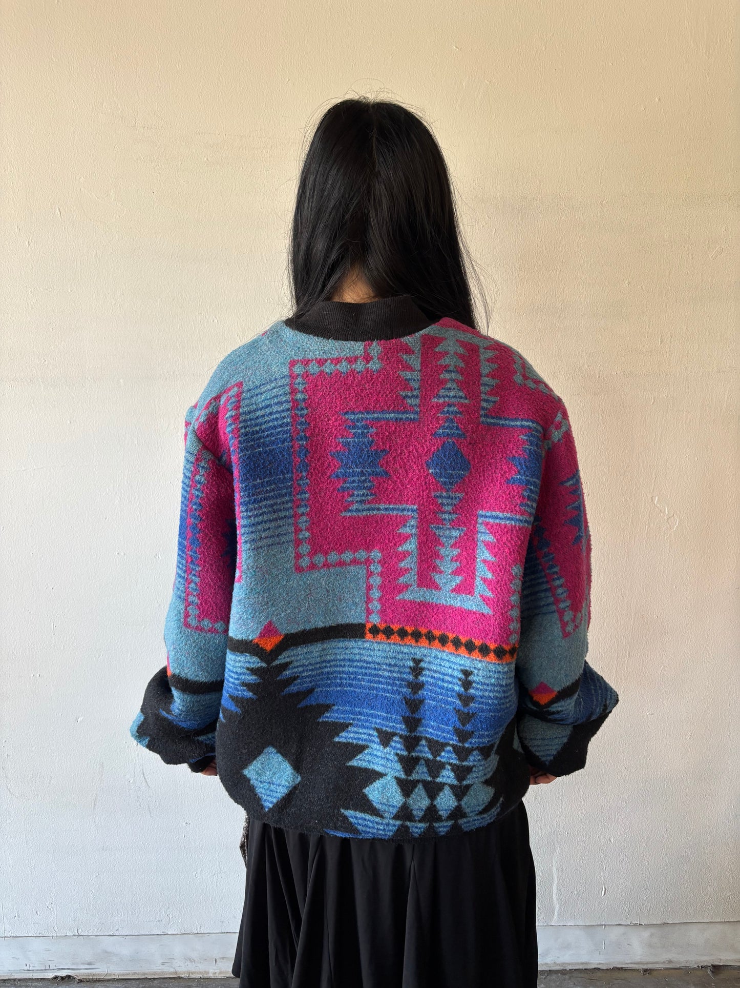 Vintage Western Tribal Print Jacket