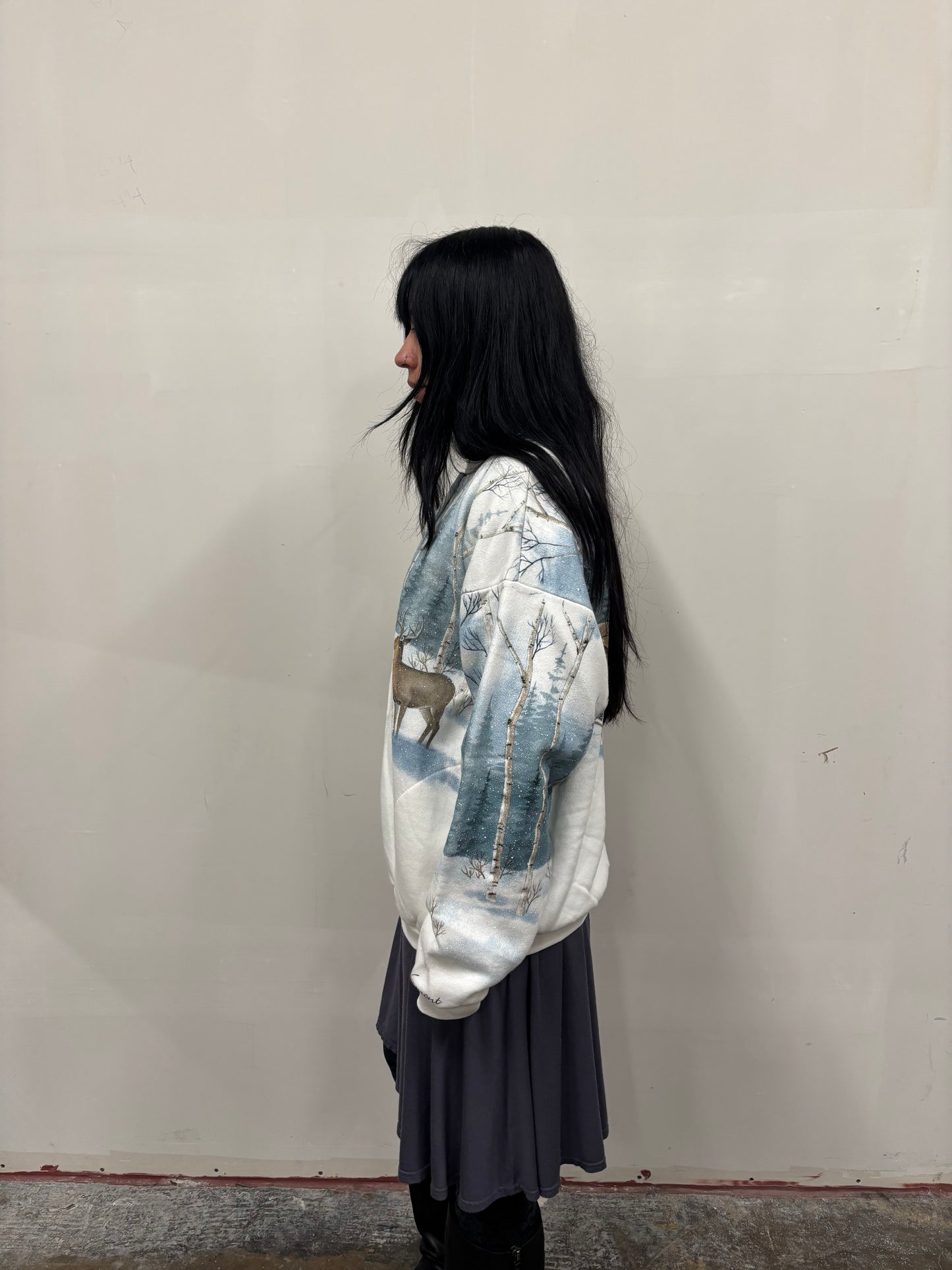 Vintage Winter Forest Jacket