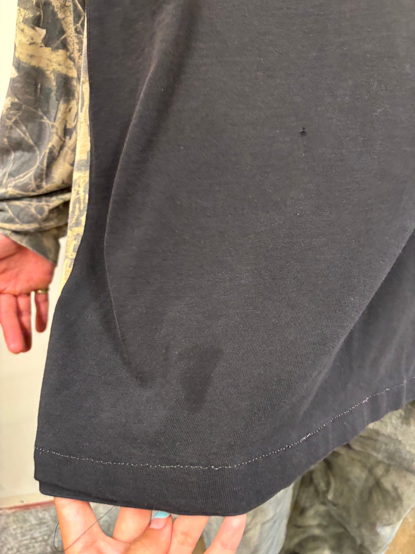 Reworked Harley Davidson Camo Shirt