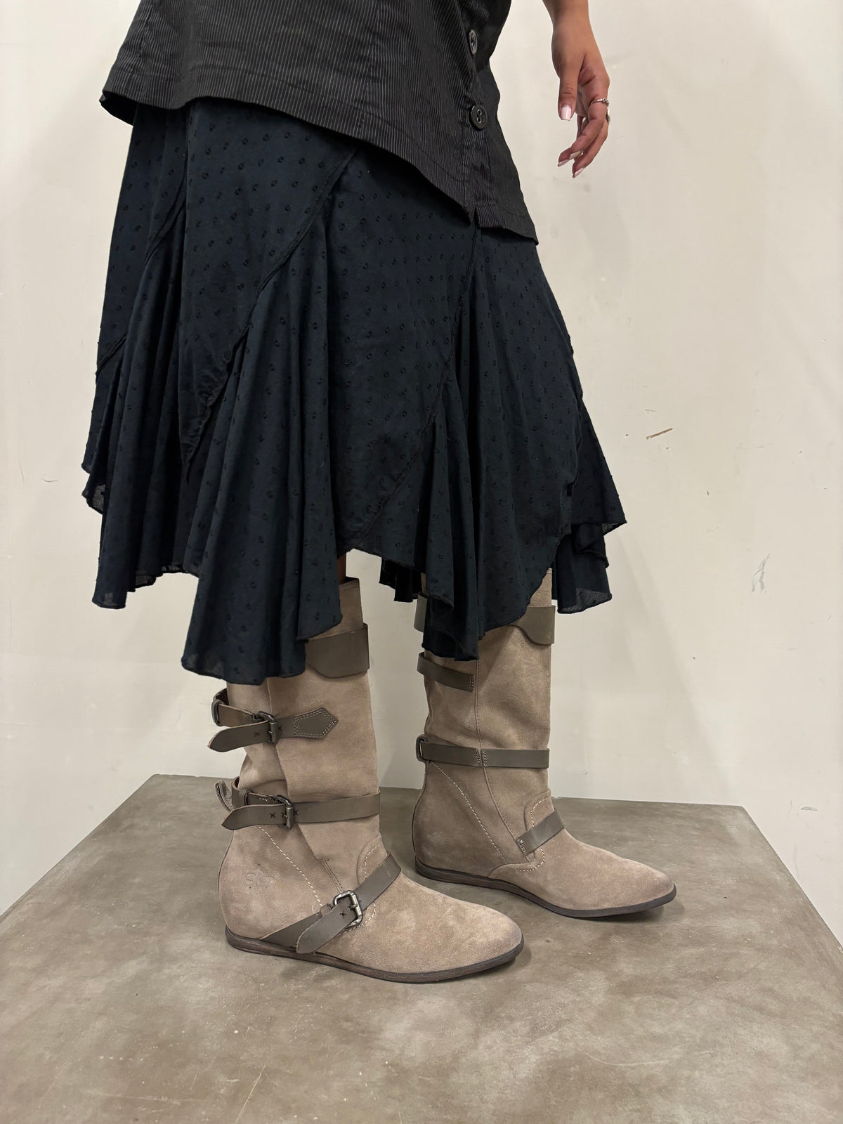OTBT Suede Buckle Boots