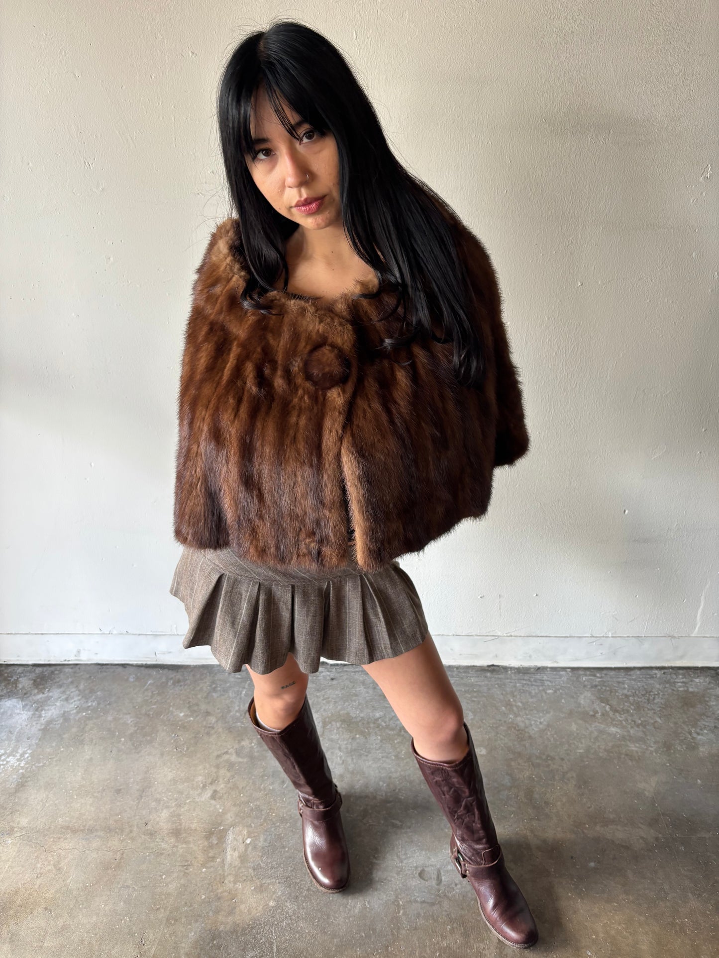 Vintage Fur Shawl