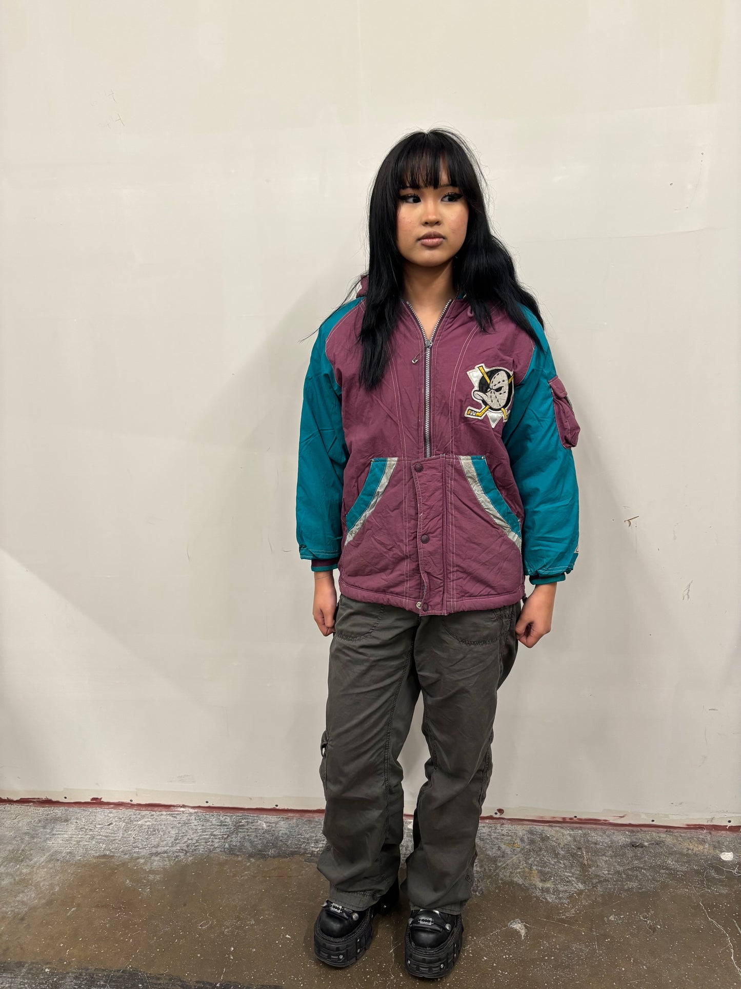 Vintage Mighty Duck Puffer Jacket