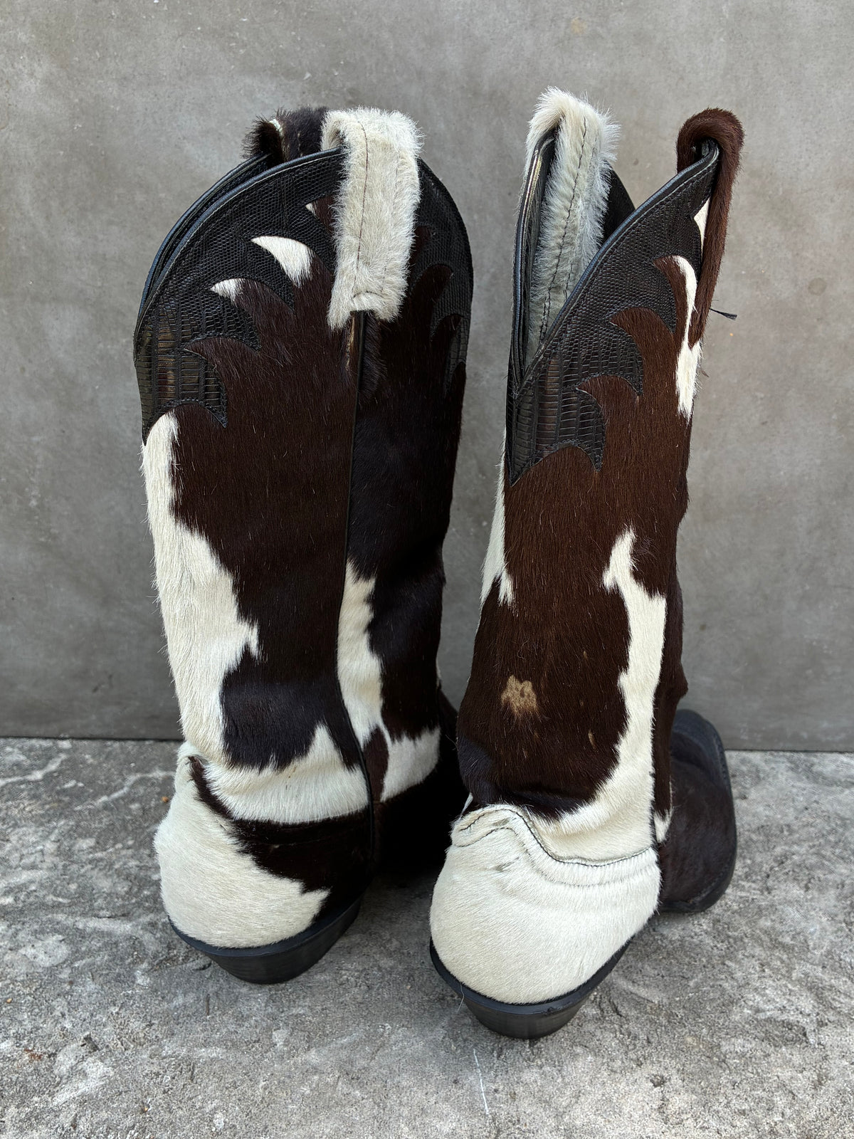 Vintage Creations by Tony Lama Cowhide SUPER RARE Cowboy Boots