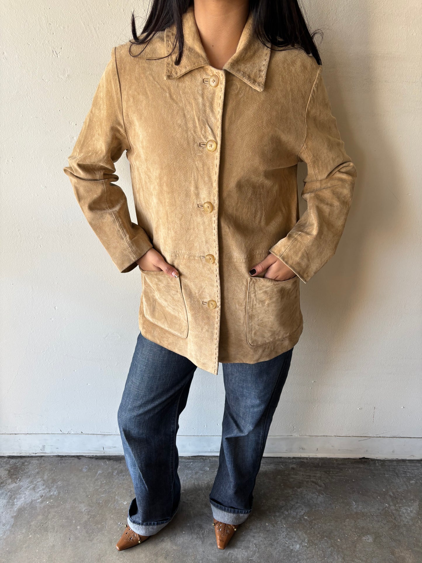 Vintage Eddie Bauer Suede Jacket