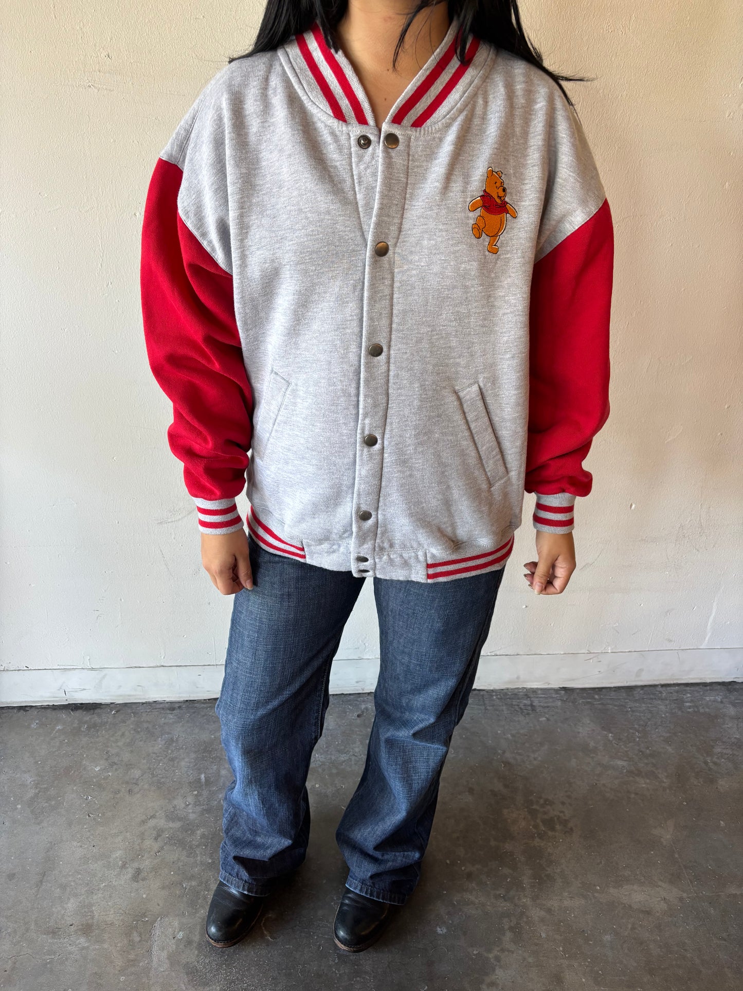 Vintage Pooh Button Up Jacket