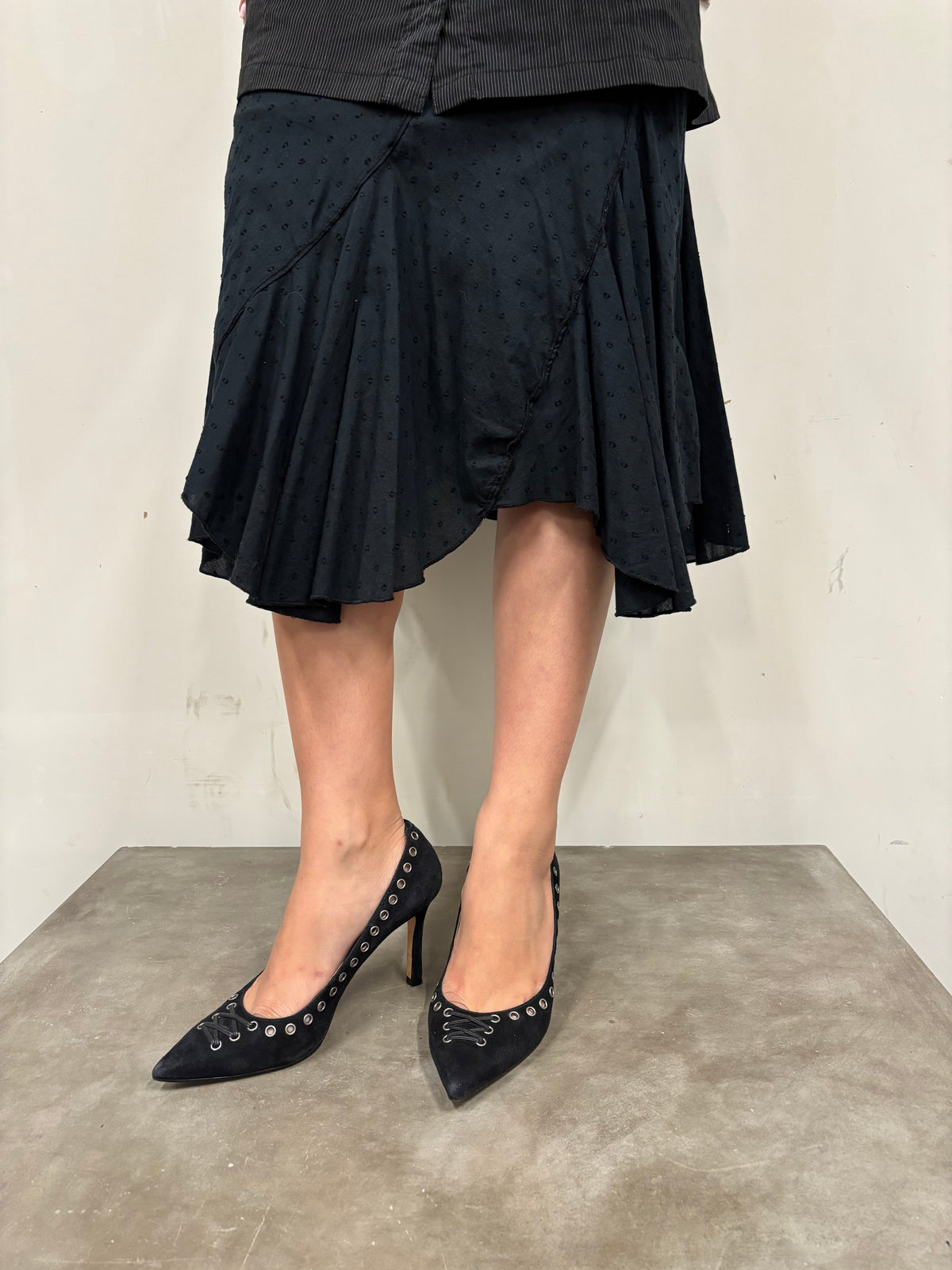 Coach Rivet Black Heels