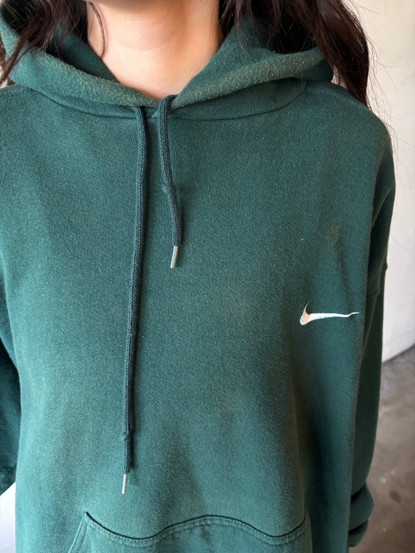 Vintage Green Nike Hoodie