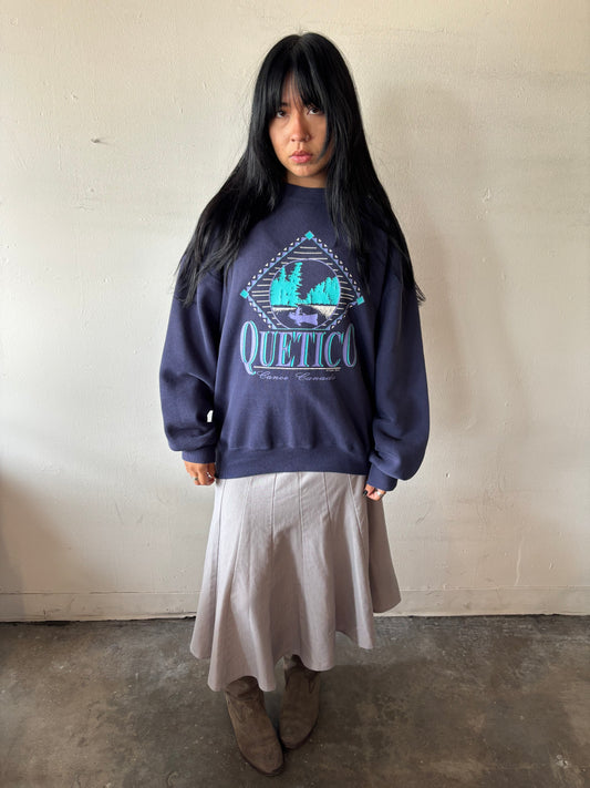 Vintage Quetico Canoe Canada Crewneck