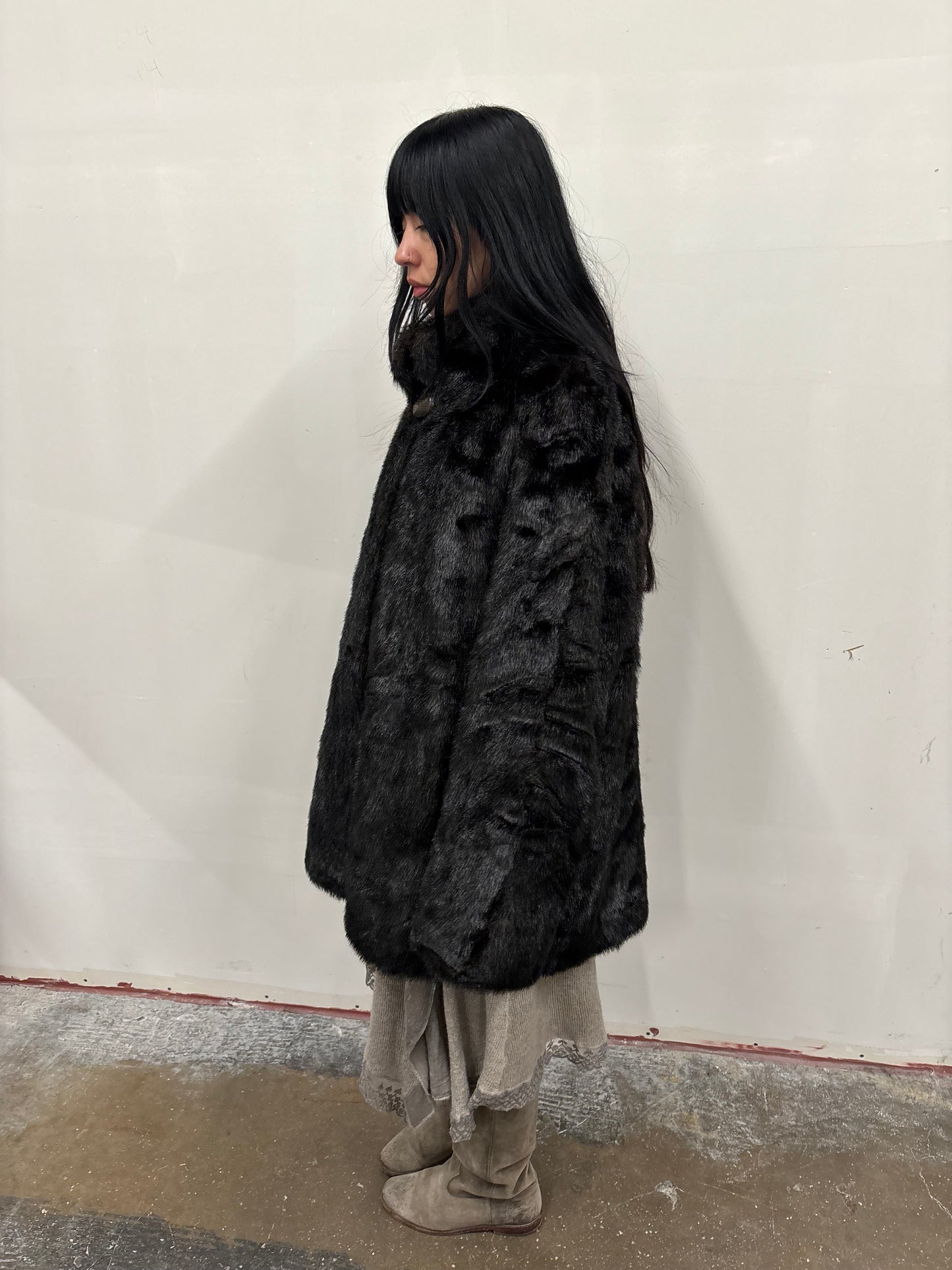 Vintage Faux Fur Coat