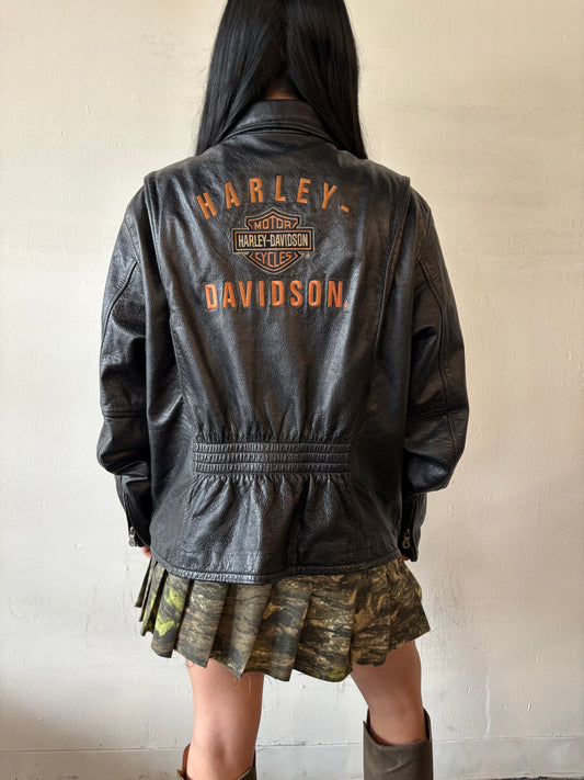 Vintage Harley Davidson Leather Jacket