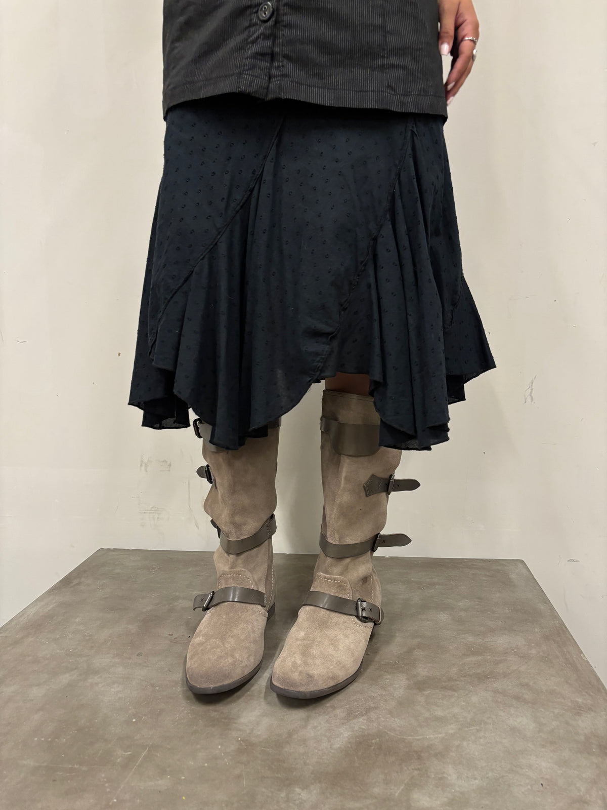 OTBT Suede Buckle Boots
