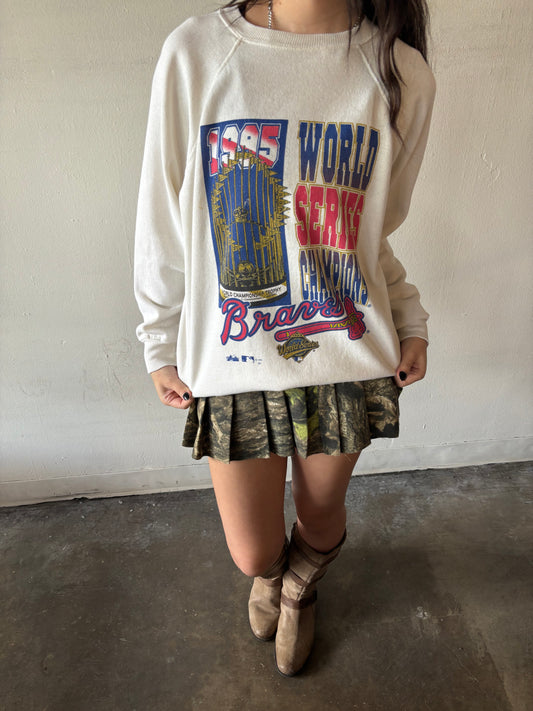Vintage Atlanta Braves World Series Crewneck