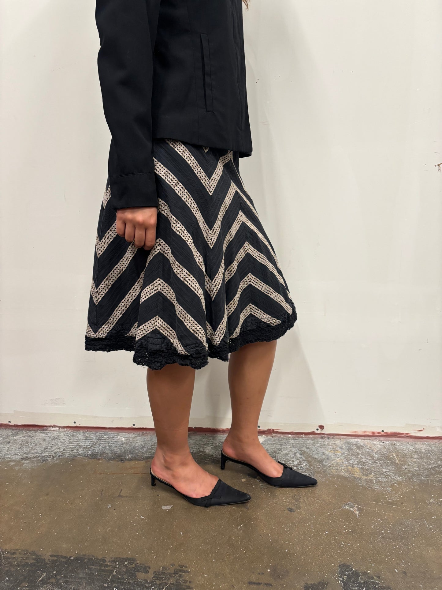 Ann Taylor Striped Skirt