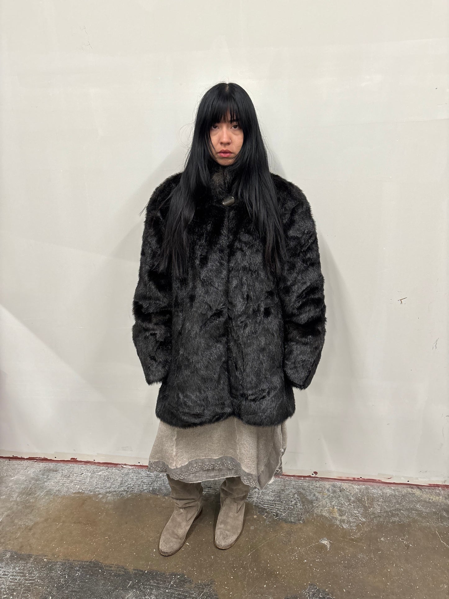 Vintage Faux Fur Coat