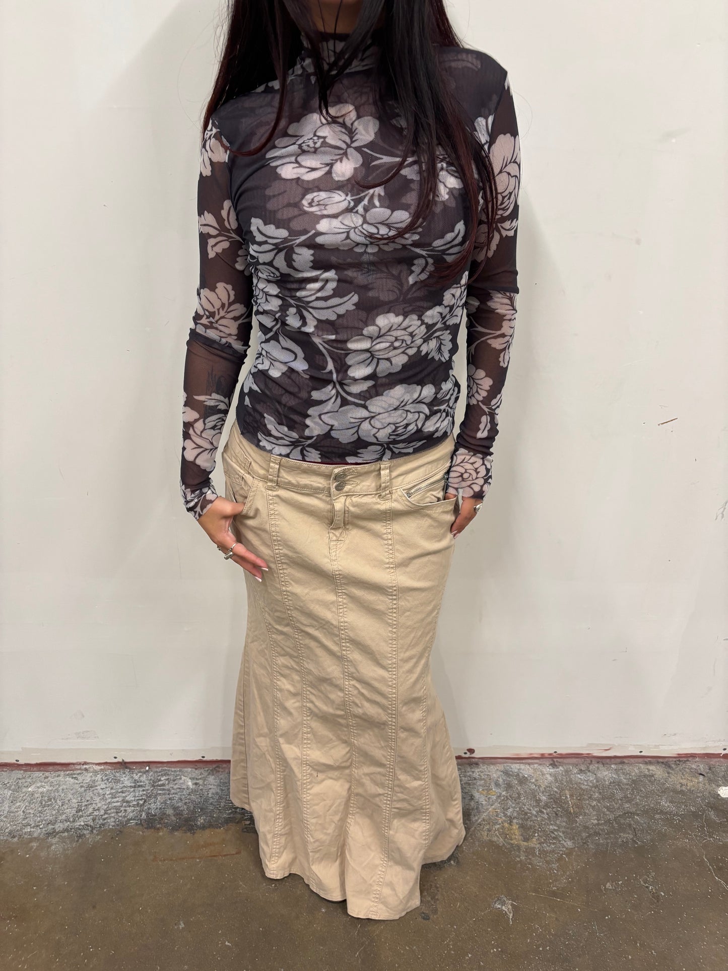 Floral Sheer Top