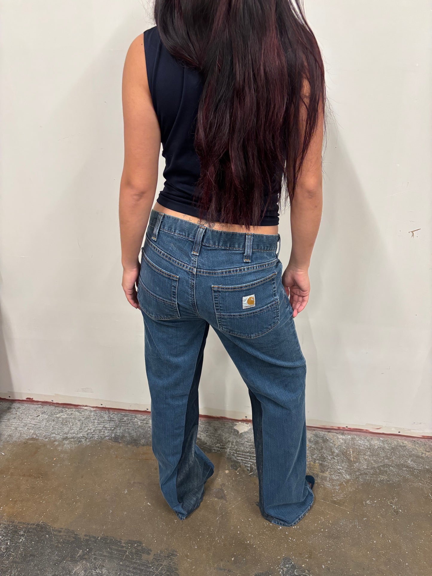 Reworked Carhartt Split Denim Jeans