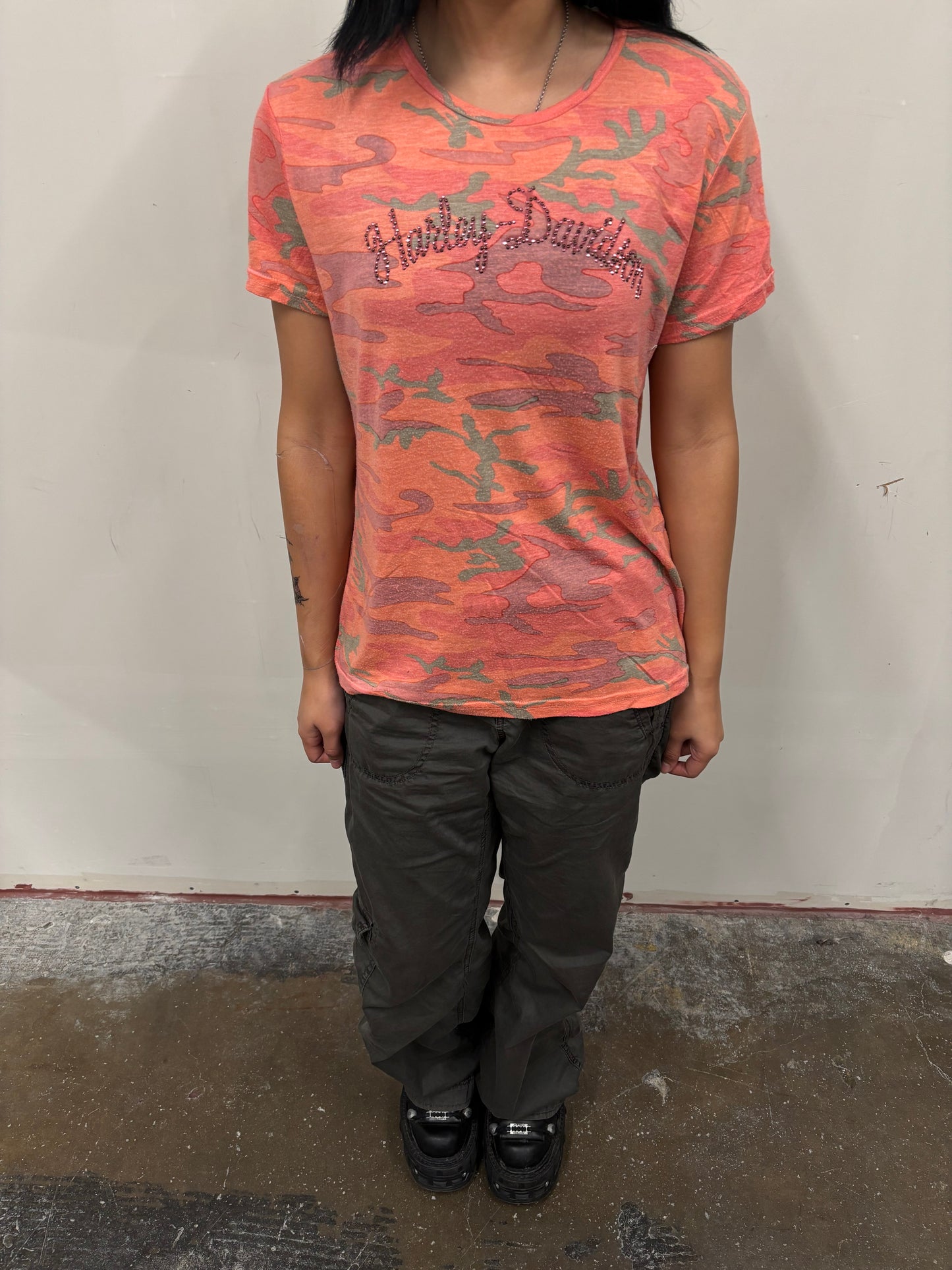 Harley Davidson Camo Top