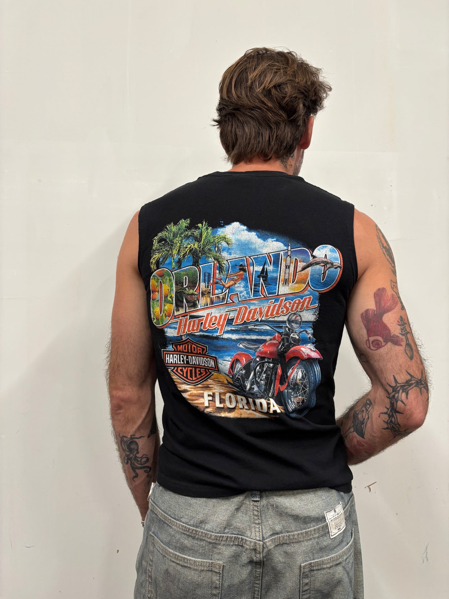 Reworked Harley Davidson Crop