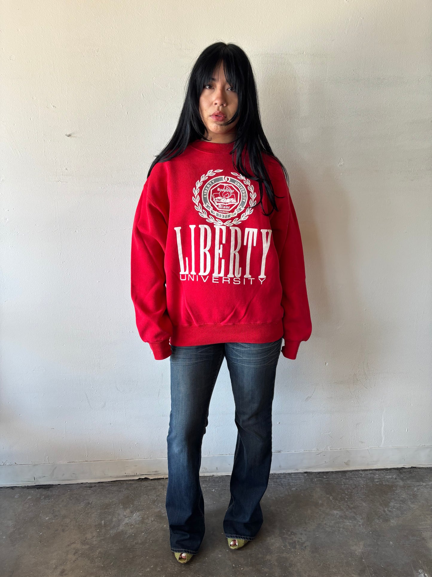 Vintage Liberty University Crewneck