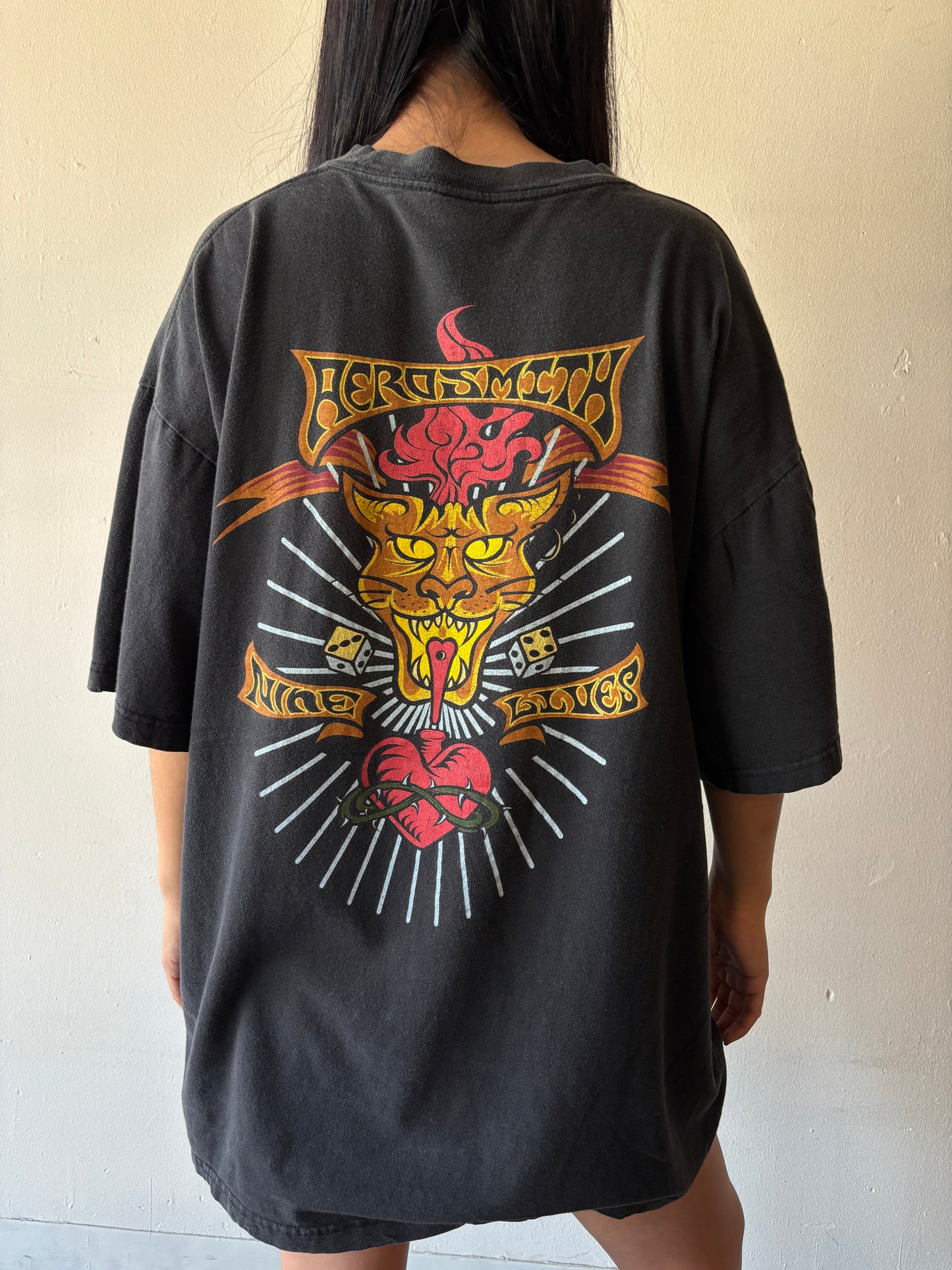 Vintage Aerosmith Nine Lives Shirt