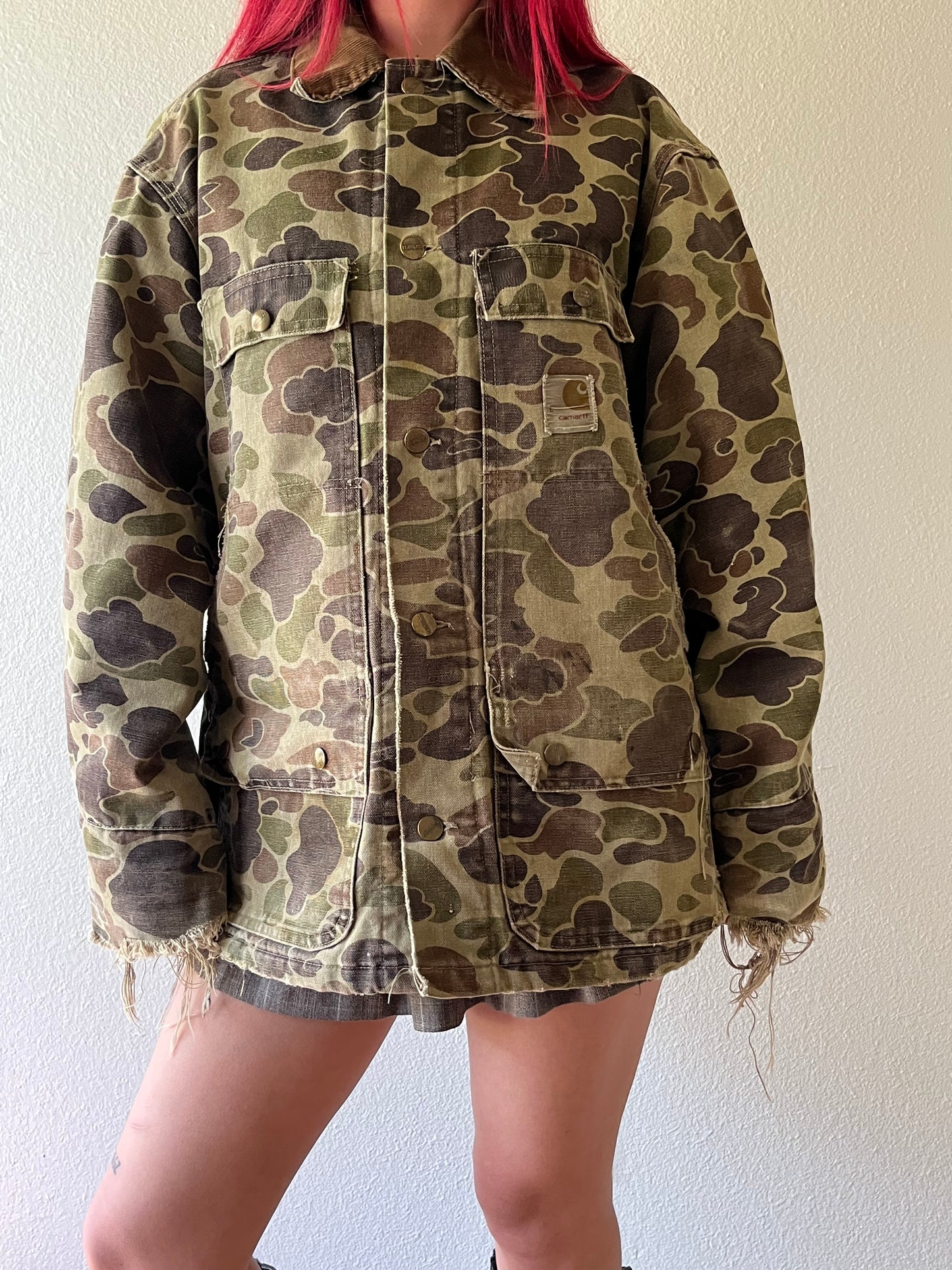 Vintage Camouflage Carhartt Workwear Jacket